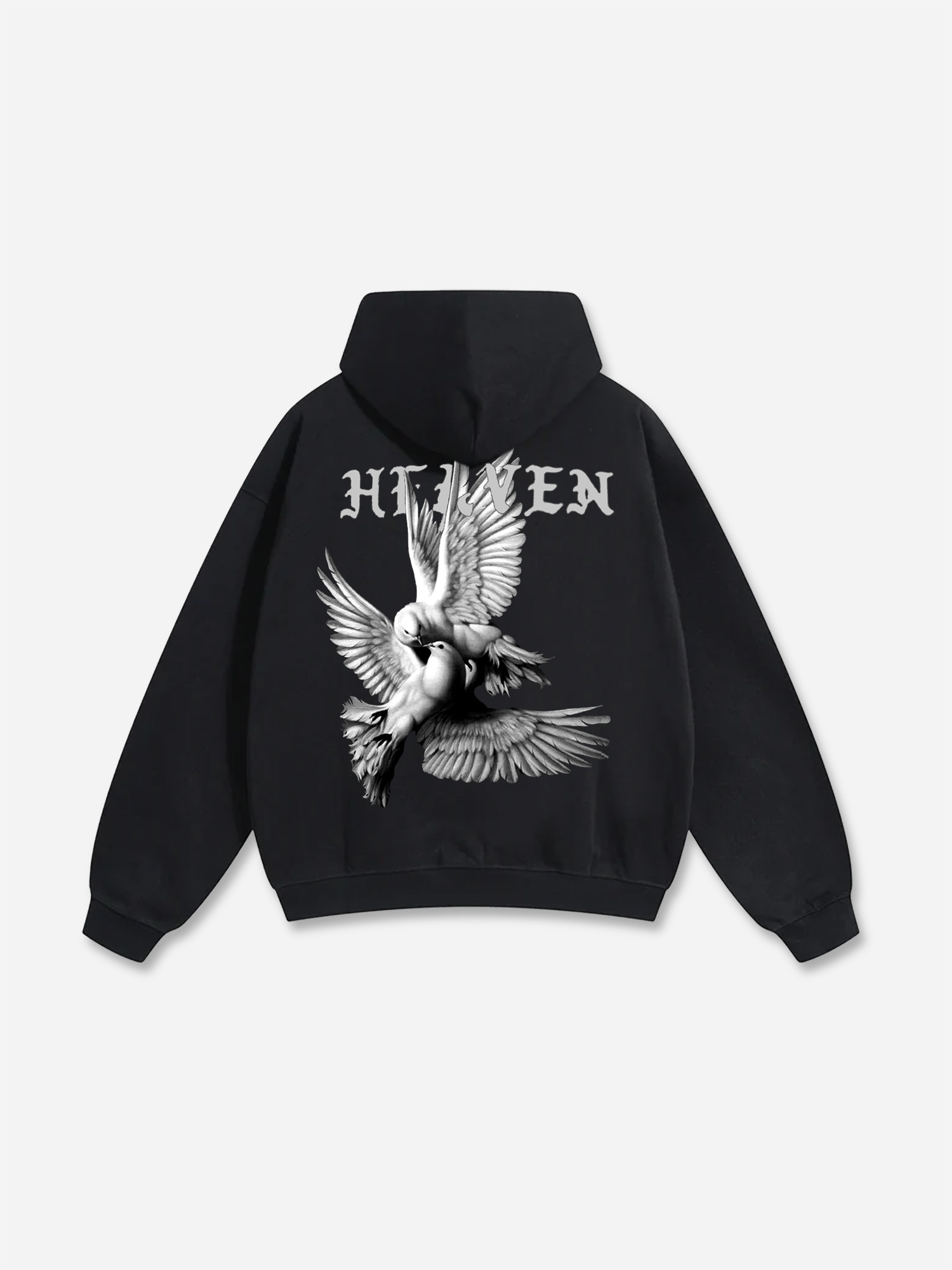 Sopula Vintage Peace Heaven Print Hoodie - SOPULA