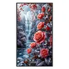 Waterfall Flowers-11CT Stamped Cross Stitch 40*70cm/15.75*27.56in (Big Size) tapestrymarket