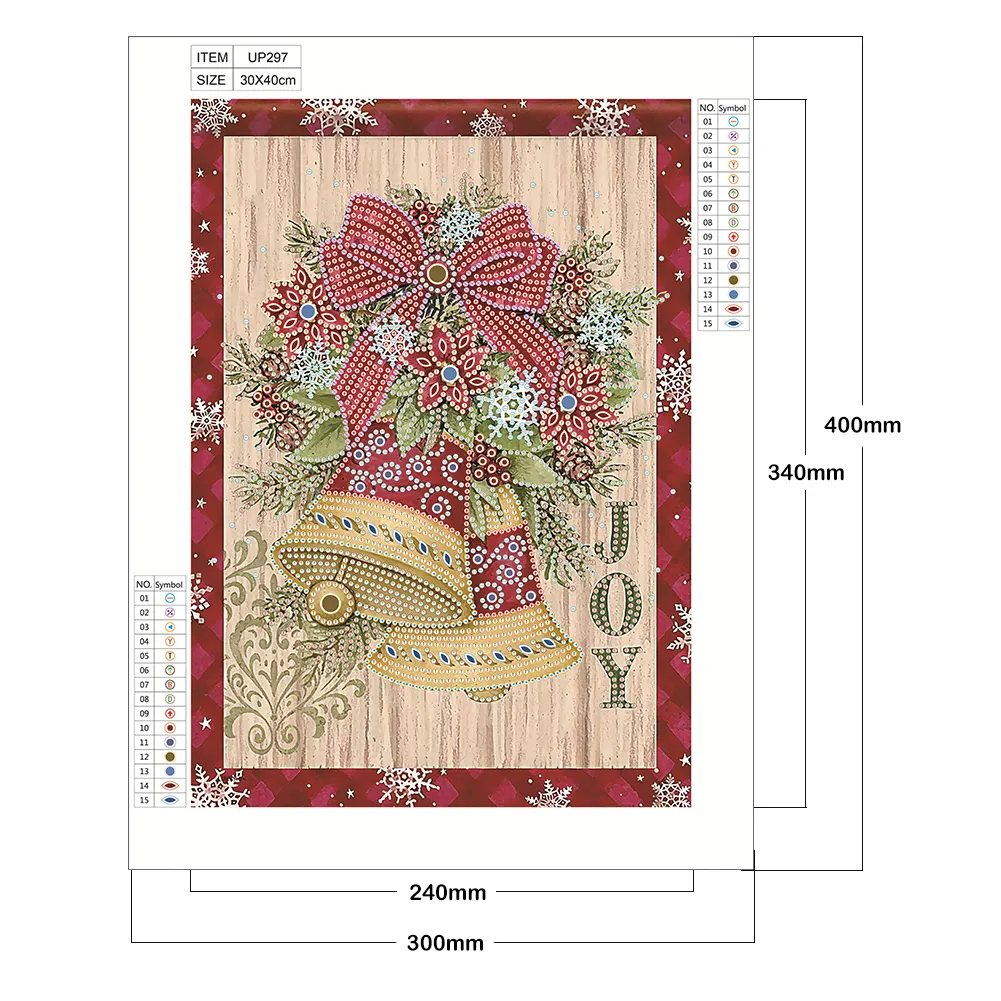 Diamond Painting - Partial Special Shaped Drill - Christmas Atmosphere(30*40cm)