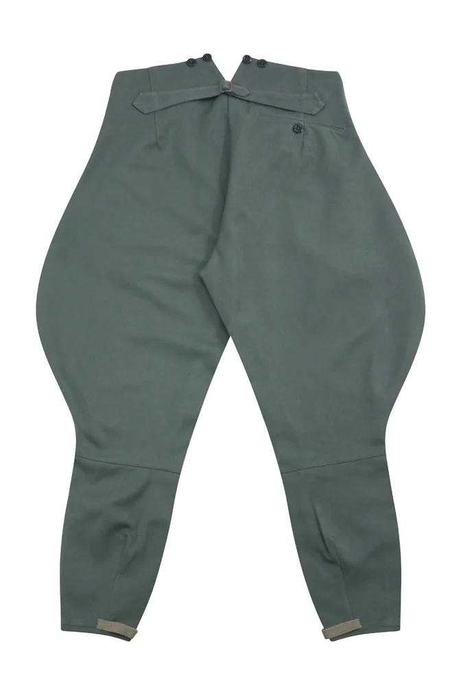   Elite German Officer Fieldgrey Gabardine Breeches German-Uniform