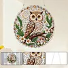 Special Shaped Diamond Painting Kit Owl Acrylic Pendant 25cm