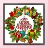 Christmas Wreath And Gift Box-11CT Counted Cross Stitch 40*40cm tapestrymarket
