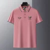 casual lapel plus size polo shirt