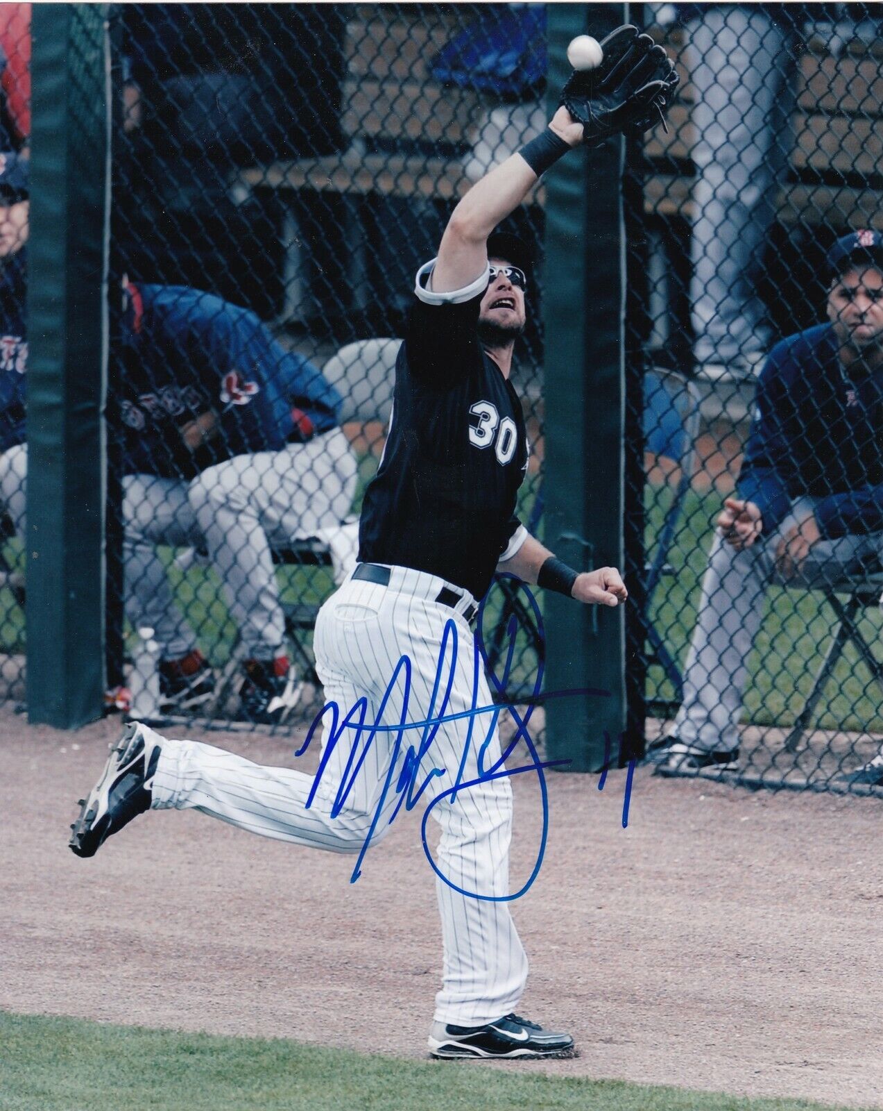 MARK KOTSAY CHICAGO WHITE SOX ACTION SIGNED 8x10