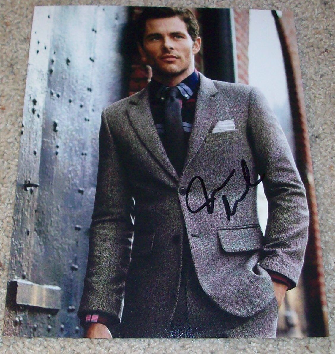 JAMES MARSDEN SIGNED AUTOGRAPH WESTWORLD X-MEN 8x10 Photo Poster painting w/PROOF