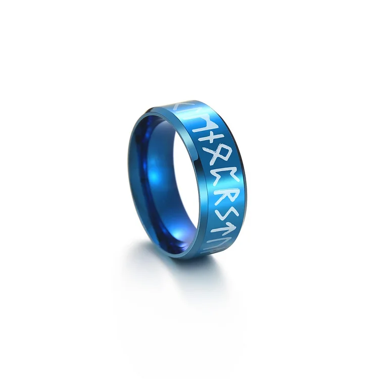 Coutureaura Viking Runes Men Ring