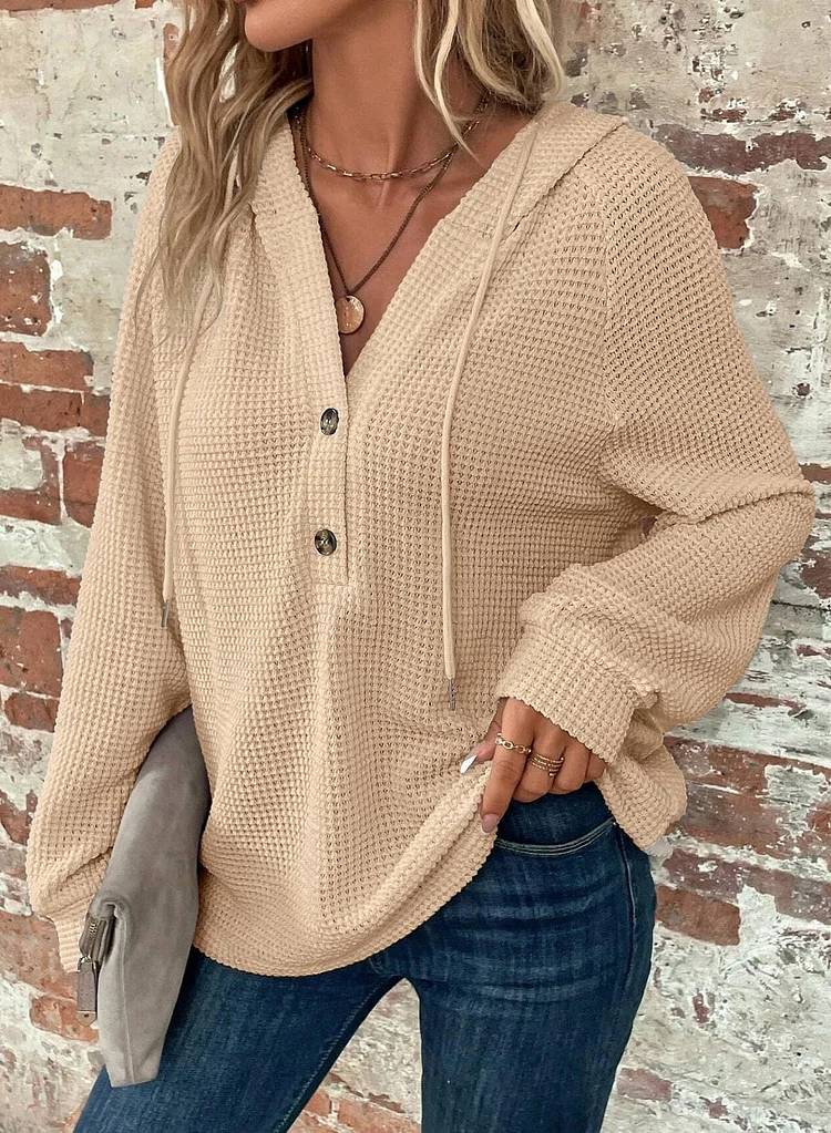 CLEARANCE SALE🔥 Women's Knitted Long Sleeve Casual Sweatshirt