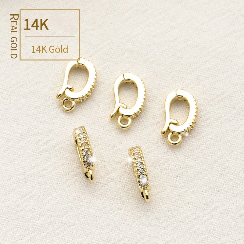 10 PCS/Package Copper Solid Color Pendant