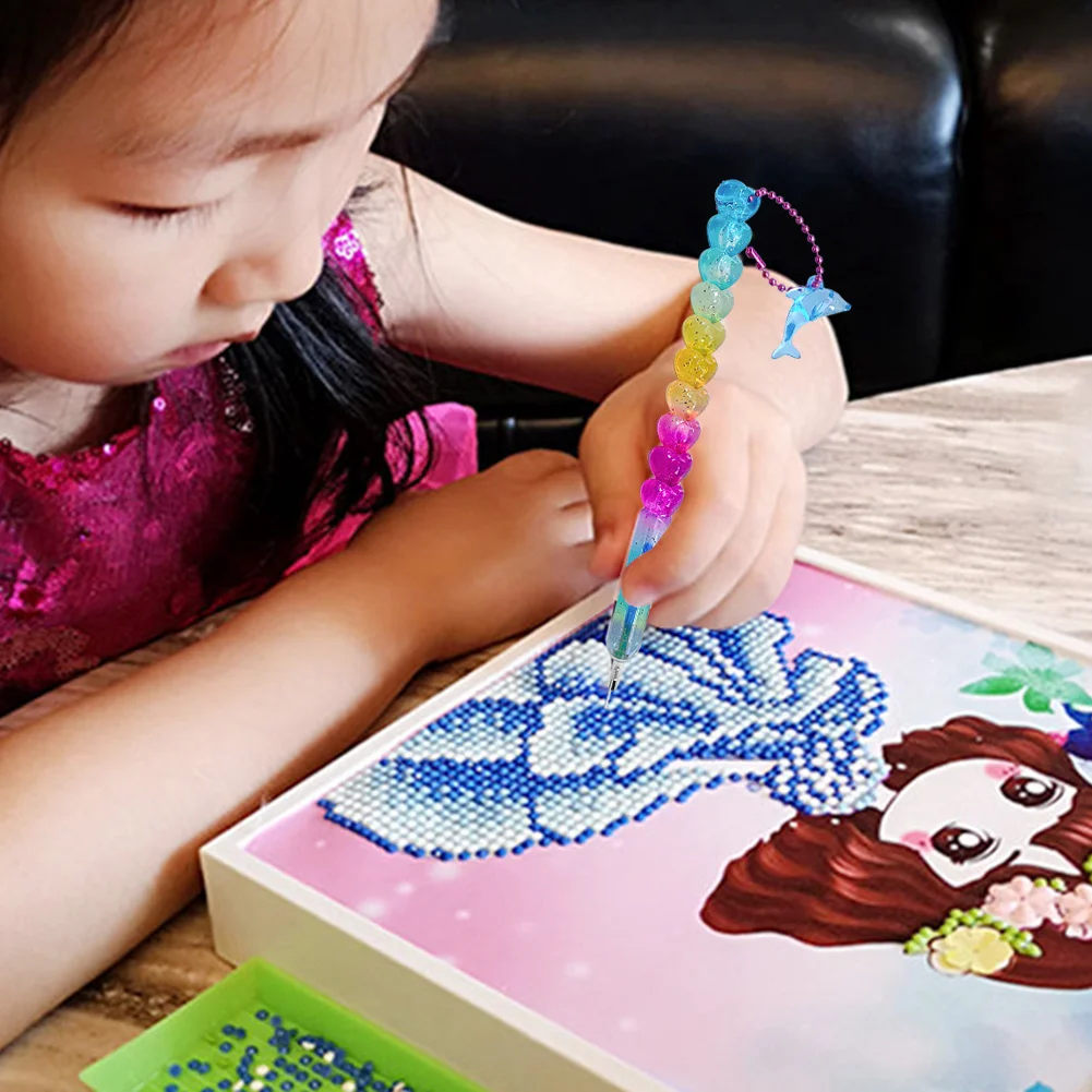 5D Diamond Painting DIY Embroidery Point Drill Pen (With Pendant)