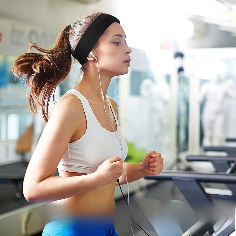 Yoga Elastic Headband Sports Fitness Hair Band Sweat Absorbing Hair Band Elastic Non-slip Headband Sweat Absorbing Hair Band