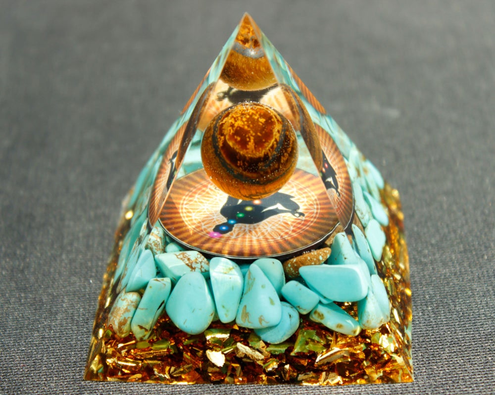 

Orgone Pyramid Chakra - Turquoise, 501 Original