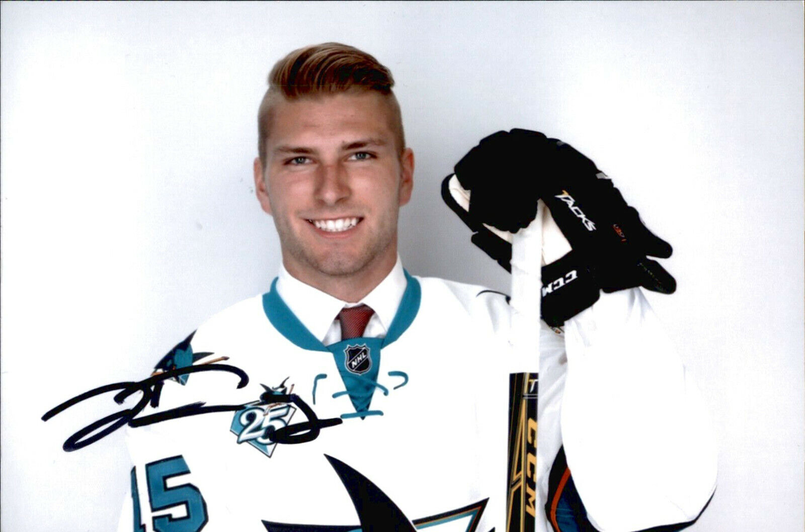 Jeremy Roy SIGNED autographed 4x6 Photo Poster painting SAN JOSE SHARKS #4