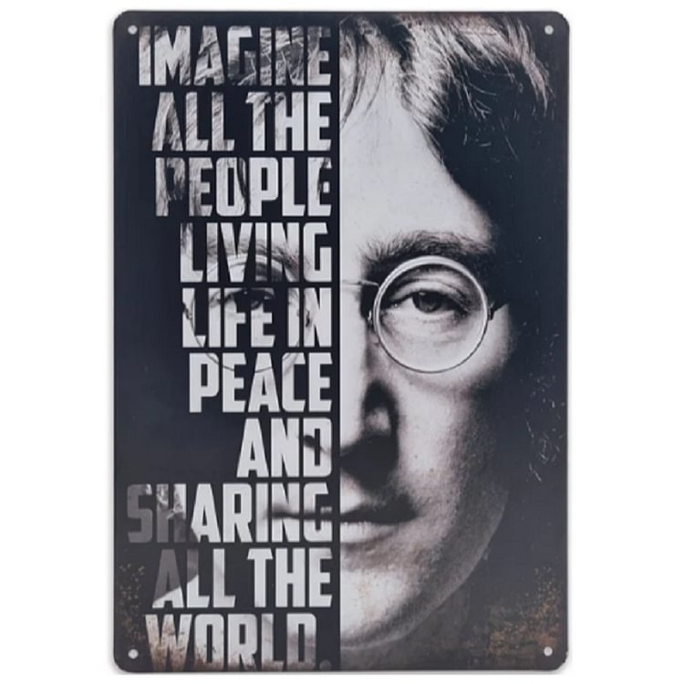 Lennon Singer - Vintage Tin Signs/Wooden Signs - 8*12Inch/12*16Inch