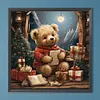 Christmas Eve Bear-Full Round Diamond Painting 40*40CM