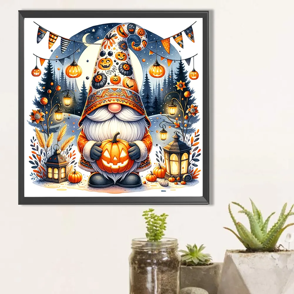 Partial AB Diamond Painting - Full Round Drill - Halloween Goblin(Canvas|45*45cm)