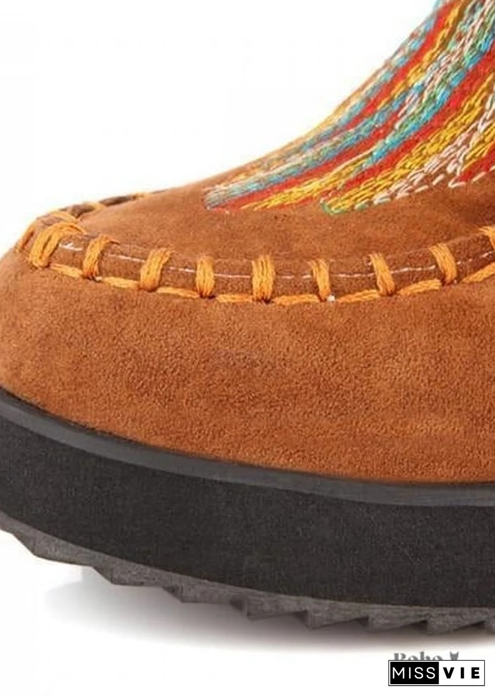 Indian Boho Feather and Fringe Boots