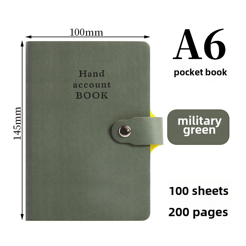 A7 Small Notebook Portable Notepad Students Carry Mini Pocket Pocket To Record Words