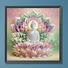 Buddha Statue - speziell geformtes Diamantgemälde - 30*30cm