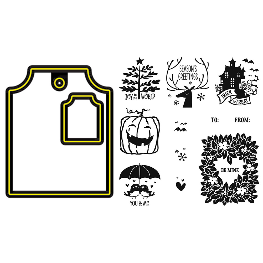 

Festival Party (Cutting Die+Seal) - Paper Craft Cutting Dies, 501 Original