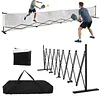 [US Local Warehouse] 22ft Telescopic Peak Ball Posts with Wheels Movable Net Posts Frame Pickleball Training Netting for Indoor & Outdoor Courts