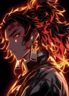 Yoriichi Tsugikuni Decorative Painting - Demon Slayer: Kimetsu No Yaiba - H-TWO Studio