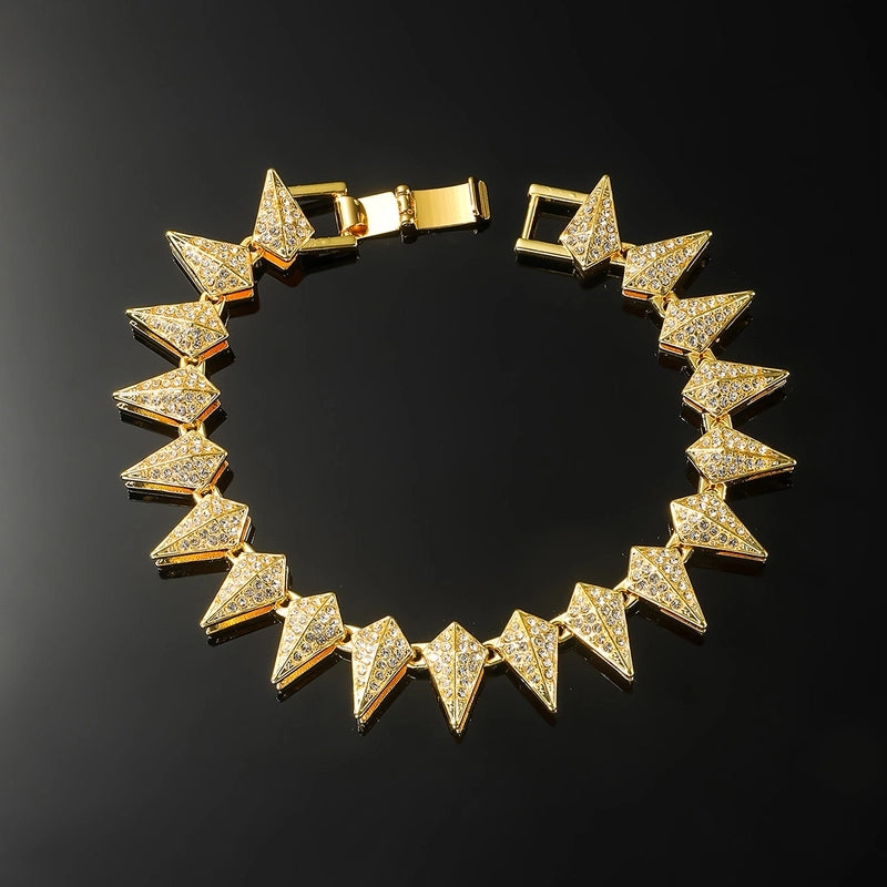 Hip-hop Geometric Alloy Men’s Bracelets