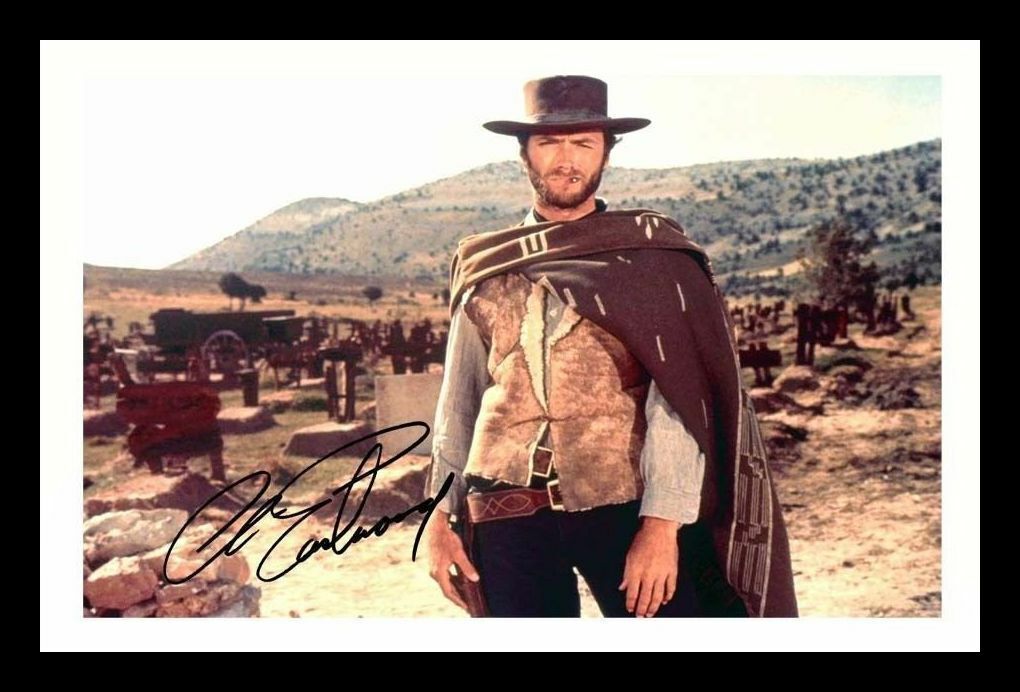 Clint Eastwood Autograph Signed & Framed Photo Poster painting 4