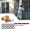 1/4 Adjustable Joint +10pcs O-Rings 180 Degree 5 Angles for Pressure Washer Tips