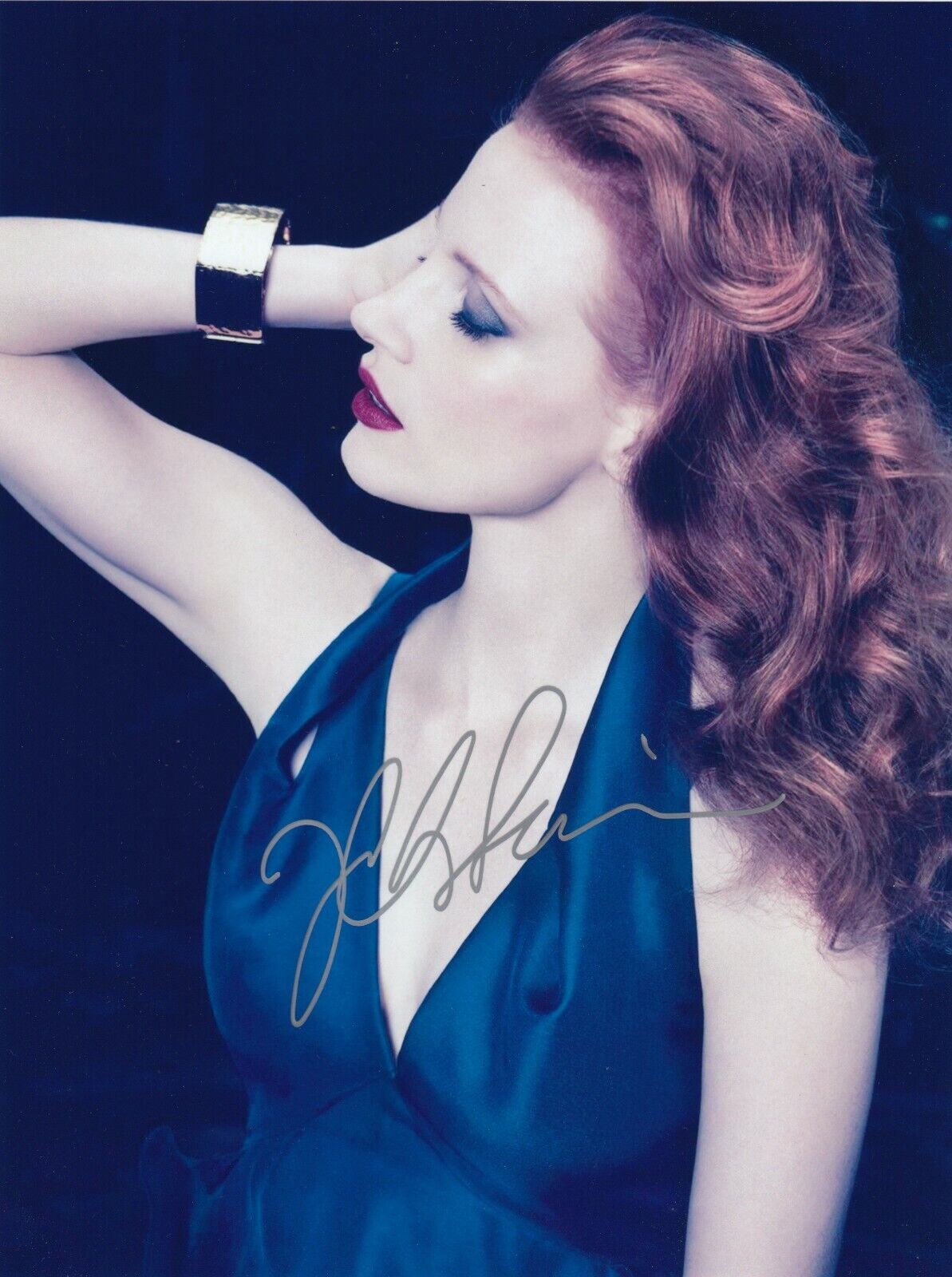 Jessica Chastain Signed Auto 8 x 10 Photo Poster paintinggraph