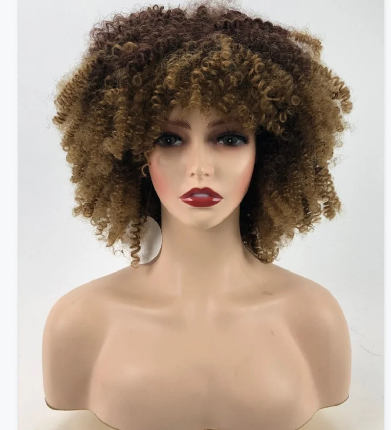 Women's Wig Fashion Explosion Small Curly Short Curly Hair