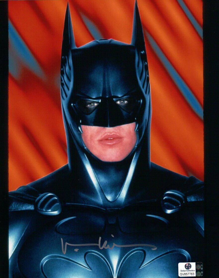 Val Kilmer Signed Autographed 8X10 Photo Poster painting Batman Forever In Suit Headshot GA