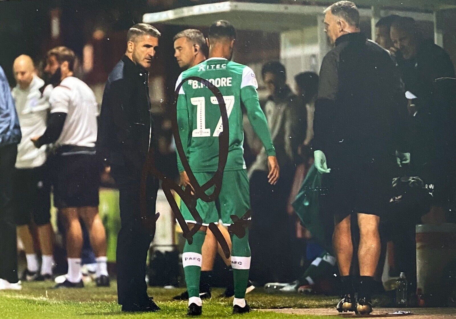 Byron Moore Genuine Hand Signed 6X4 Photo Poster painting - Plymouth Argyle