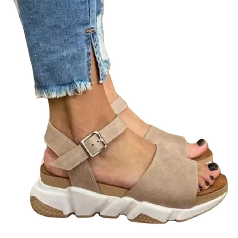 Wedges Shoes For Women High Heels Sandals Summer Shoes 2022 Flip Flop Chaussures Femme Platform Sandals Plus Size 35-43