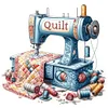 Sewing Machine-18CT Stamped Cross Stitch 25*25cm/9.84*9.84in tapestrymarket