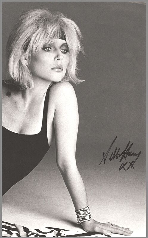 DEBBIE HARRY / BLONDIE Signed Photo Poster paintinggraph - Pop / Rock Singer / Vocalist preprint