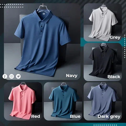 Men's Cool Quick Dry Polo Shirt