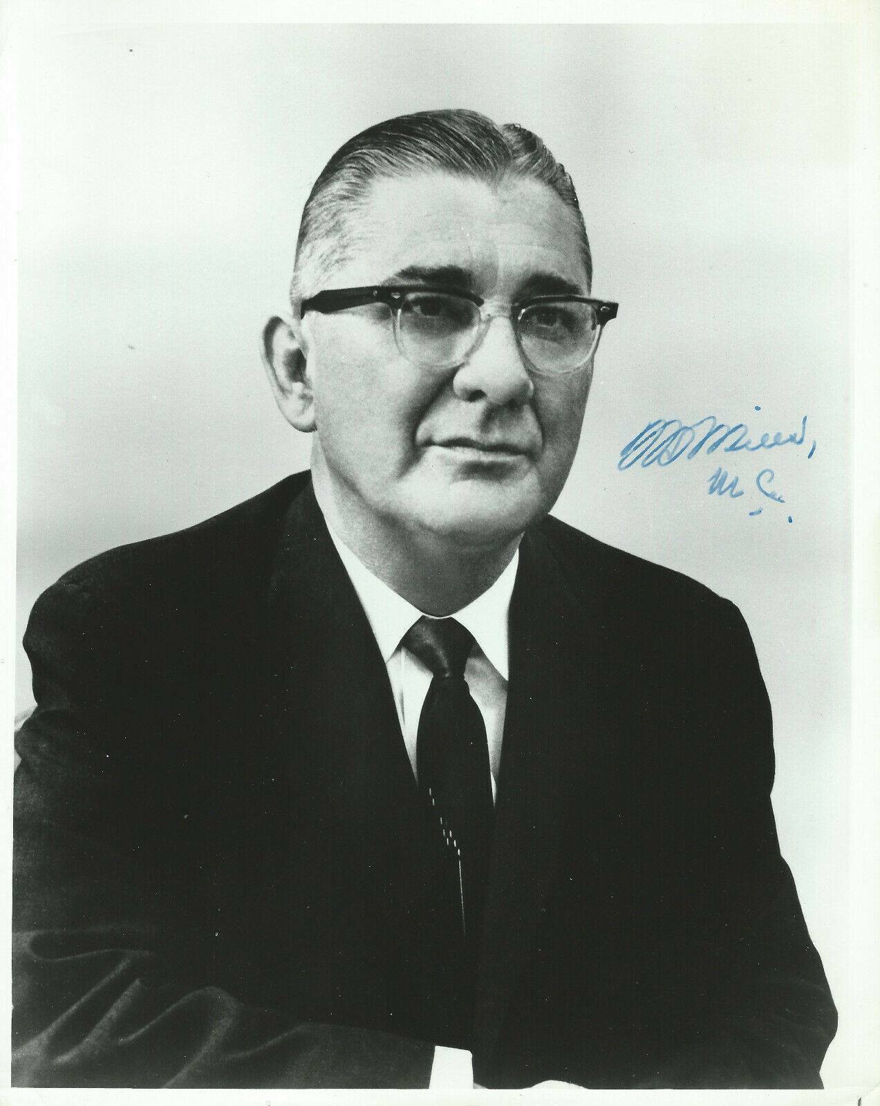 Wilbur D. Mills: 8x10 HAND Signed Autographed Print Photo Poster painting Picture
