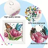 5D DIY Partial Special Shaped Drill Diamond Painting Kit Butterfly Decor With Frame Kit 18x18cm