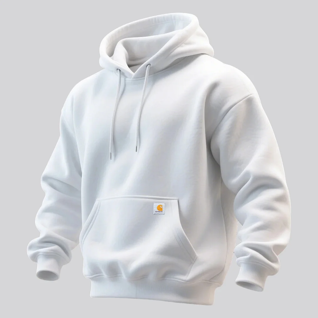 Unisex Loose And Comfortable Plush And Thickened Hooded Sweatshirt