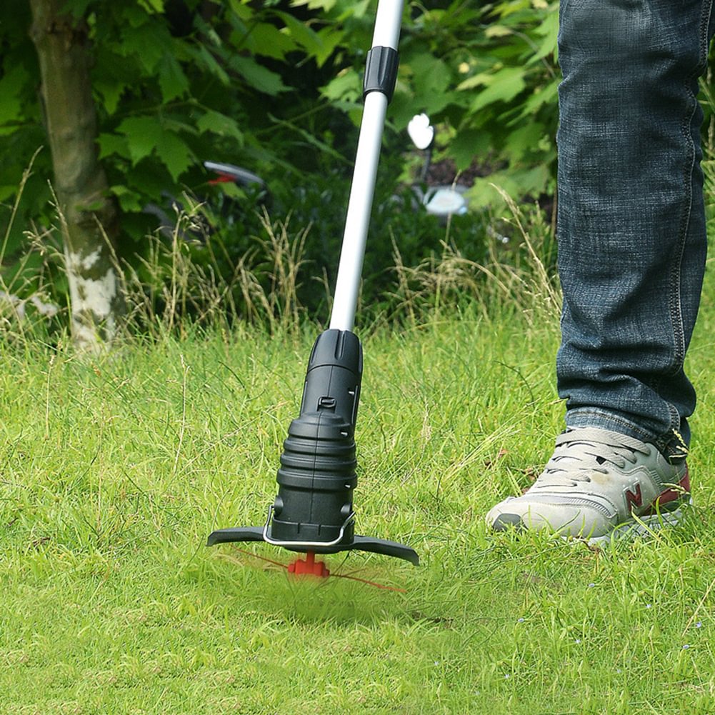 Electric Grass Trimmer Cordless Handheld Lawn Mower Garden Weeder Machine