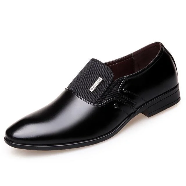 Men Formal Luxury Wedding Shoes Business Dress Shoes Men Loafers Pointy Shoes