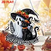 Diamond Painting 2D Flat Halloween Ghost Theme Pendant Home Wall Decoration