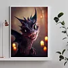 Diamond Painting -DIY Round Drill Pterosaur
