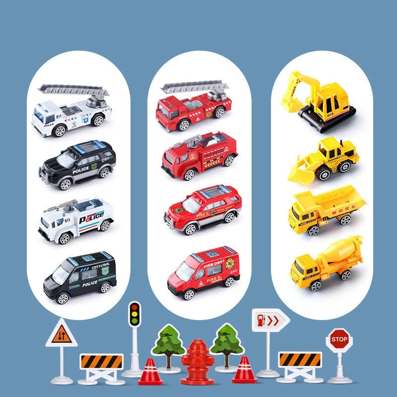 Extra Large Airplane Vehicle Play Sets | Police, Construction or Fireman Toys