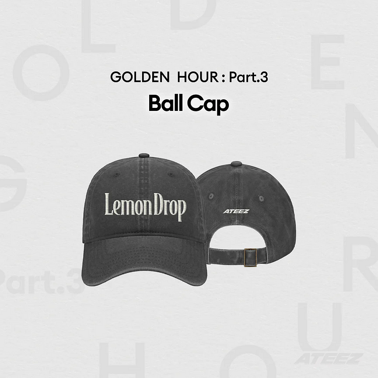 ATEEZ Golden Hour: Part.3 Lemon Drop Ball Cap officialateezshop
