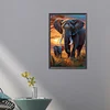(45*65cm)Tropical Elephant - Full Round Partial AB Drill Diamond Painting