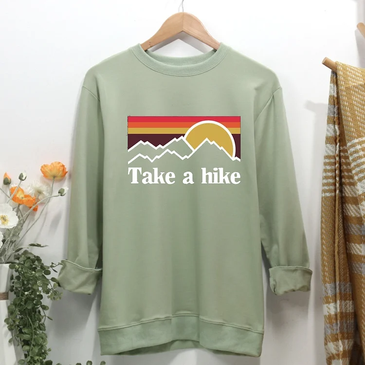 Take a hike Women Casual Sweatshirt-Annaletters