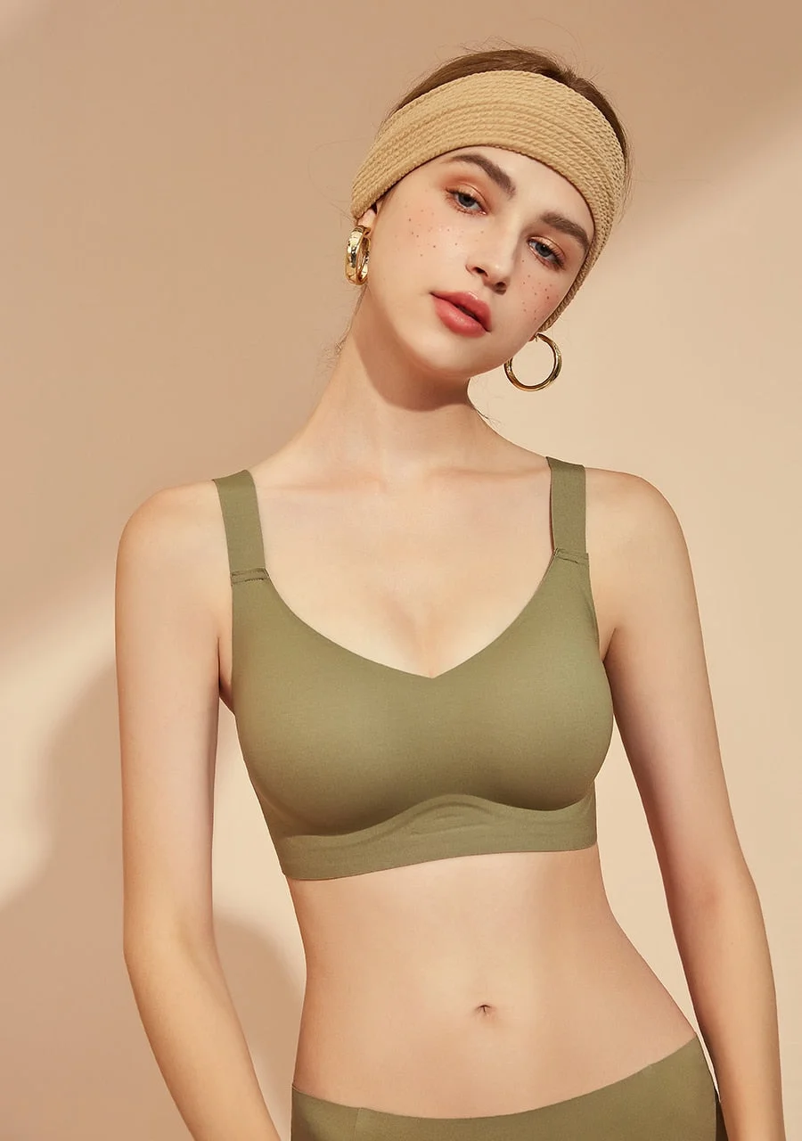 Seamless Bra Plus Size Wire Free Brassieres Woman's Underwear Summer Pad Women's Intimates Lingerie Femme Underwear & Sleepwears