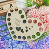 DIY Embroidered Hollow Thread Board Wooden Home Cross Stitch Sewing Tool