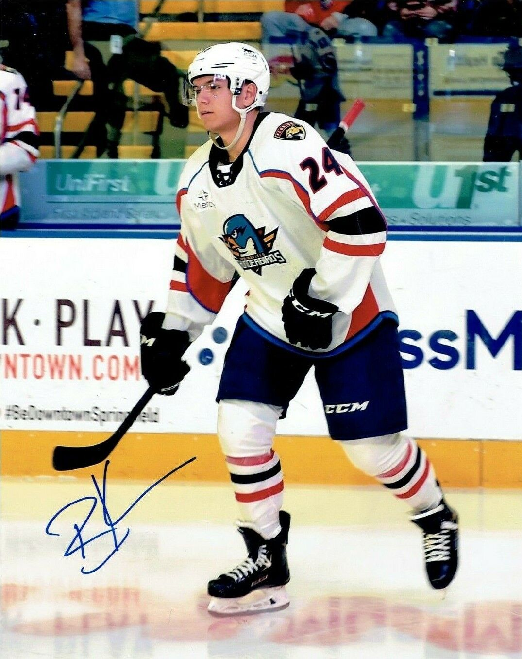 BRADY KEEPER autographed SPRINGFIELD FIREBIRDS 8X10 Photo Poster painting FLORIDA PANTHERS